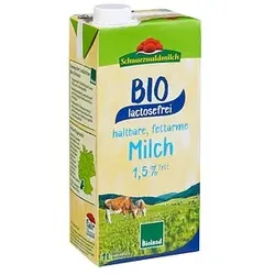 Schwarzwaldmilch fettarme H-Milch Bio-laktosefreie Milch 1,5 % 1,0 l