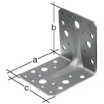 GAH Alberts Schwerlastwinkelverbinder 90x90x65mm Anz.Löcher4/18 S.2,5mm GAH