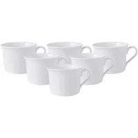 Villeroy & Boch Cappuccinotasse 0,35 l Weiß 6 St.