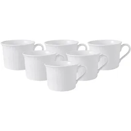Villeroy & Boch Cappuccinotasse 0,35 l Weiß 6 St.