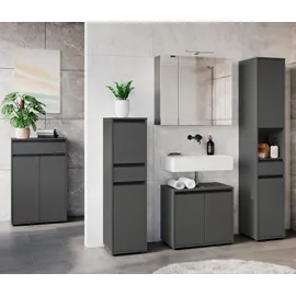 Germania Schrank 2201-547 Graphit, Optik B/H/T: ca. 33,00x121,00x34,00