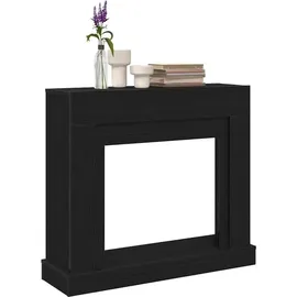 vidaXL Kaminumrandung 100 x 30 x 87,5 cm Schwarz