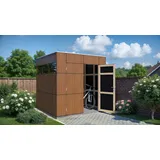 BERTILO Gartenhaus HPL 1 2,31 x 2,36 m Grau