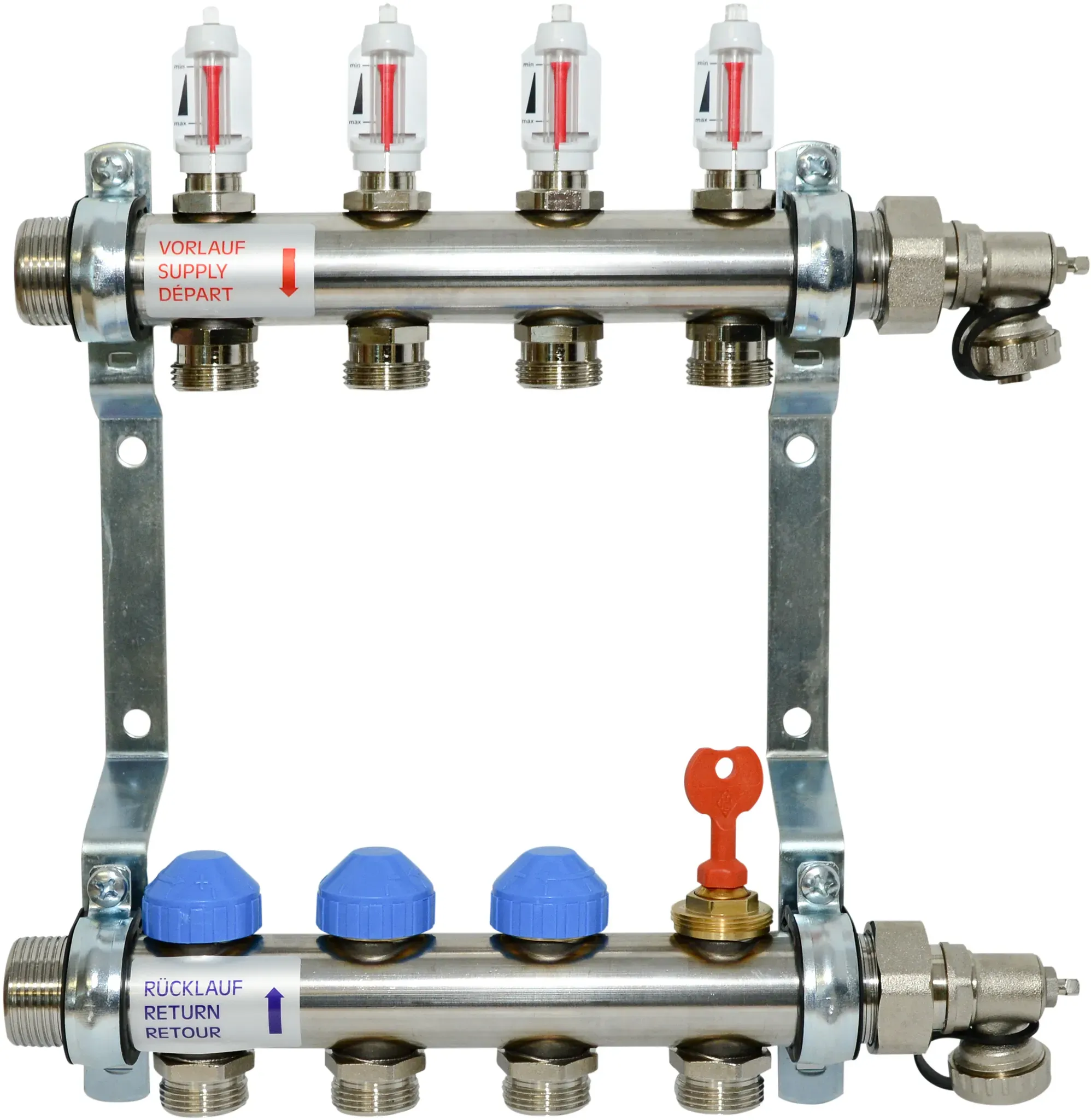 Zewotherm Dynamischer Verteiler für 2 Heizkreise mit DFM