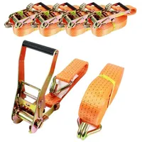 Trutzholm 5x Spanngurte mit Ratsche Zurrgurt 2-tlg 10m 5t