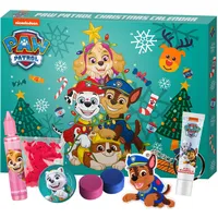 PAW PATROL ''Holiday Heroes'' Badespaß Adventskalender-exklusives Lizenzprodukt, Badeprodukte & Accessoires im Design, inkl. Postkarten zum Ausmalen, für Kinder und Fans der Serie, Blau, 22075000-COS