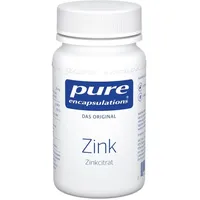 PURE ENCAPSULATIONS Zink Zinkcitrat Kapseln 60 St.