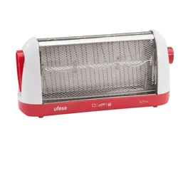 Ufesa TT7963 Activa - Toaster, 700W, 2 Schlitze, Maximales Sicherheitsschutzgitter, Zange