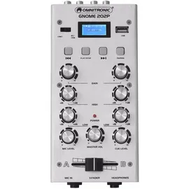 Omnitronic GNOME-202P Mini-Mixer silber