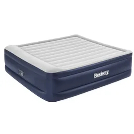 BESTWAY 67692 Double 203x193x56 Cm Doppel-luftbett Mit Eingebauter Pumpe - Multicolour - 203x193x56 cm