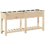 vidaXL mit Regal Beige 161,5 x 45 x 76,5 cm