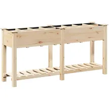 vidaXL mit Regal Beige 161,5 x 45 x 76,5 cm