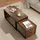 Okwish Couchtisch-Set Braun Holz 90 x 48 x 42 cm