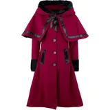 Vixxsin Wintermantel rot 4XL 80% Polyester, 20% Viskose Rockwear - 4XL