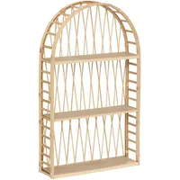 Atmosphera Wandregal Wandablage Hängeregal Dekoregal Bücherregal Bambus beige 45x11x74cm
