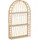 Atmosphera Wandregal Wandablage Hängeregal Dekoregal Bücherregal Bambus beige 45x11x74cm