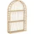 Atmosphera Wandregal Wandablage Hängeregal Dekoregal Bücherregal Bambus beige 45x11x74cm