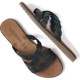 LAZAMANI Pantolette Schwarz 37