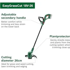 Bosch EasyGrassCut 18V-26 ohne Akku