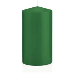Wiedemann Kerzen Stumpenkerzen Dunkelgrün 100 x Ø 80 mm, 6 Stück, Kerzen in RAL Kerzengüte Qualität