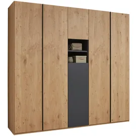 Sconto Drehtürenschrank Toneo 265 x 215 x 60 cm Weiß