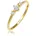 Elli Ringe Prinzessschliff Diamant 0 13 ct 585 Gelbgol Gr 56 MM in Gold für Damen