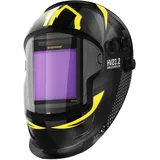 HXZVOGEN Schweißhelm, Automatik Schweißmaske Solar Wahre Farbe Schweißhelm, automatischer Verdunkelung Inklusive,Hohe Qualität und Gute Sicht,4 Arc Sensor Wide Shade 4/5-9/9-13 Schweißermaske