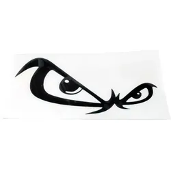 Aufkleber 6x10cm Böser Blick schwarz