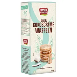 Rosengarten Dinkel-Kokoscreme Waffeln bio