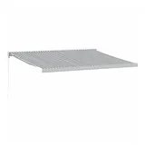 vidaXL Markise Einziehbar 400 x 300 cm anthrazit