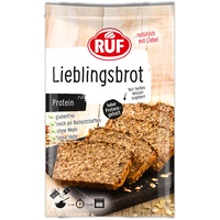 RUF Lieblingsbrot Protein, Brot-Backmischung, Brotmischung, Brotteig-Mischung, proteinreiches Brot, glutenfrei, ohne Mehl & Hefe, 1 x 500g