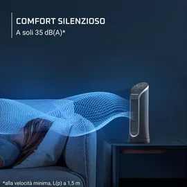 Rowenta Eole Compact 30 cm Turmventilator Schwarz