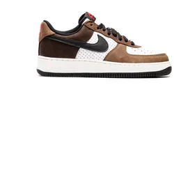 Nike AIR FORCE 1 LOW RETRO - Weiss/Braun - 9