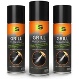 Spraytive Grillreiniger 3 x 500 ml Edelstahl/ Gusseisen rot/ weiß