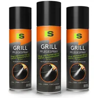 Spraytive Grillreiniger 3 x 500 ml Edelstahl/ Gusseisen rot/ weiß