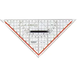RUMOLD Geodreieck 1154, transparent 25cm