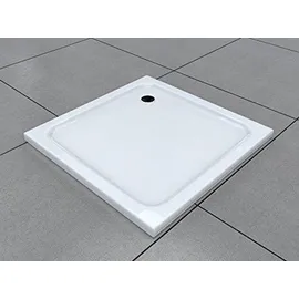 Buylando Nora 80x80x80 cm H: 195 cm U Form Duschkabine Klarglas inkl. Tasse & Siphon -