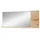 Innostyle Wandspiegel BARI Eiche Artisan Glas, Holzwerkstoff, rechteckig, 148x60x17 cm, Ablage, Spiegel Wandspiegel