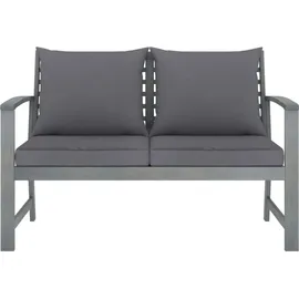 vidaXL Garten-Lounge-Set 4-tlg. grau/dunkelgrau 311825