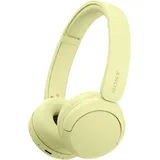 Sony WHCH520 Bluetooth-Kopfhörer (Active Noise Cancelling (ANC), Freisprechfunktion, Noise-Cancelling, Rauschunterdrückung, Sprachsteuerung, kompatibel mit Siri, Google Assistant, Siri, Bluetooth, 200 Std. Max. Akkulaufzeit (Standby) gelb