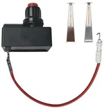 Gas-Terrassenheizungs-Sicherheitsset, Terrassenheizer, elektronischer Druckknopf-Zünder, Propangas-Terrassenheizer, Reparatur-Ersatzteile für Feuergruben Grille Öfen Patio Heizungen (IG&NB700C1)