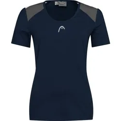 HEAD Kinder Shirt CLUB 22 Tech T-Shirt Girls, darkblue, 140
