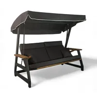 Westmann Nova 2400 Hollywoodschaukel mit Liegefunktion Anthrazit 122x226x190 cm