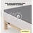 Easy Spannbettlaken für Topper Jersey Elasthan 90 x 190 - 100 x 220 cm gray mid