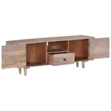 vidaXL TV-Schrank 118x30x40 cm Massivholz Akazie