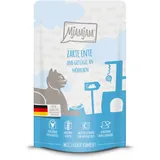 MjAMjAM Nassfutter Quetschie Zarte Ente & Geflügel an Leckeren Möhrchen 125 g