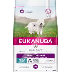 Eukanuba Daily Care Sensitive Skin Hundefutter 2 x 2,3 kg