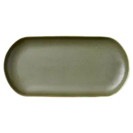 studio round Servierplatte North in Matte white/Matte moss | Gr.: onesize