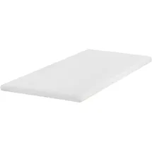 Beliani Latex-Matratzentopper 90 x 200 cm Weiß