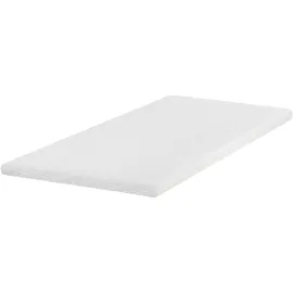 Beliani Latex-Matratzentopper 90 x 200 cm Weiß
